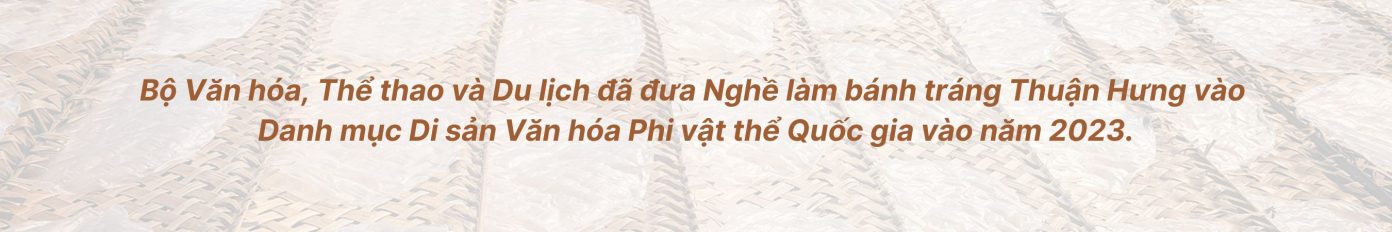 Làng nghề bánh tráng Thuận Hưng, Cần Thơ